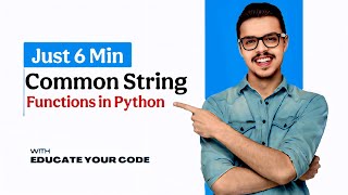 (Day-13) Top Python String Functions You Must Know in 2025 💻#coding #strings #functions #python