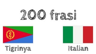 200 frasi - Tigrino - Italiano