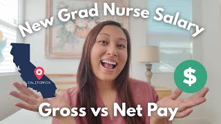 How Much I Make As A New Grad Registered Nurse in California | My Real Paystub