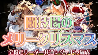 【闘技場メリークリクリスマス】全指定リーダー共通シヴァドラ編成【パズドラ】