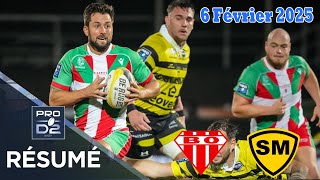 PRO D2: Résumé partie complète Biarritz Olympique PB vs Stade Montois Rugby : J19 - Saison 2024/2025