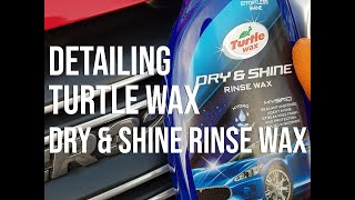 How to apply Turtle Wax Dry \u0026 Shine Rinse Wax along with a winter wash