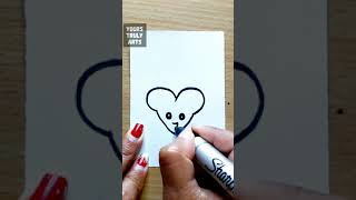 How To Draw a Mouse 🐁 | Rat Drawing For Kids | Mouse Drawing Step by Step | Rat Drawing #shorts