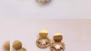 Aretes de moda Alambrismo