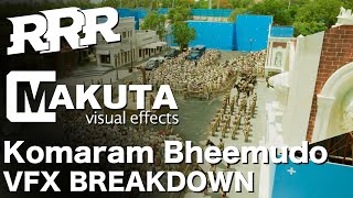 RRR - Komaram Bheemudo / Jr NTR & Ram Charan | VFX Breakdown | Makuta Visual Effects