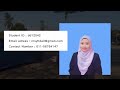 Resume Video - NURSYUHADA TALIB ( KKTM LEDANG )