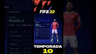 CRISTIANO RONALDO JR EVOLUCIÓN 😱 FIFA 22 Modo Carrera!!