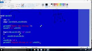 Copy a String Into Another String in C Language Without Using Function