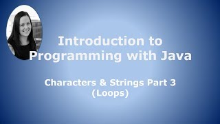 Characters & Strings Part 3