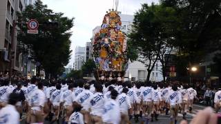 2011年博多祇園山笠 上川端通流れ