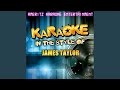 Sweet Baby James (Karaoke Version)