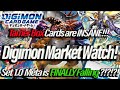 Digimon Market Watch! Tamer Box Cards are INSANE! Set 1.0 Meta Cards are FINALLY Falling?!?! (2021)