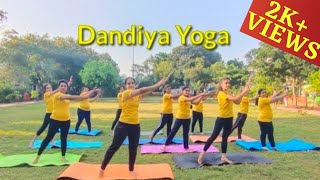 Dandiya Yoga| Celebrated Navratri at Fitness \u0026 Rhythm Yoga Class