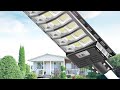 1000W Solar Street Light Parking Lot Lights, 6500K Solar Led Outdoor Lights Dusk to Dawn