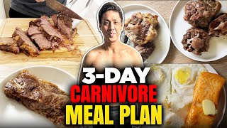 3-Day Carnivore Meal Plan 2023 // A Zero Carb Diet For Weight Loss