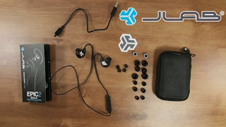 Unboxing JLAB Audio Epic2 Bluetooth Wireless Sport Earbuds Waterproof IPX5 12hr play time