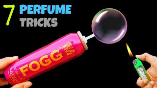 5 Amazing perfumetricks||perfume experiment with fire