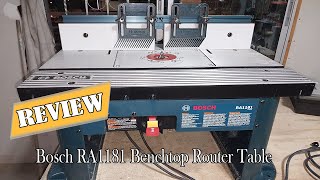 Bosch RA1181 Benchtop Router Table Review - Is It Worth Buying?