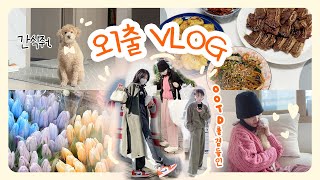 집순이의 외출 VLOG 그리고,,, #ootd 를 곁들인! | 양재꽃시장,향수사러가기,배구보러가기,설연휴 본가에서 보내기! 보리모음집 있을유)