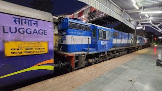 Onboard twin ALCO hauled Bhopal-Khajuraho Mahamana Express - October 2022