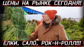 Это вам не Привоз / Обзор цен на ёлки, мясо, рыбу, овощи и фрукты на рынке Початок Одесса 16.12.2021