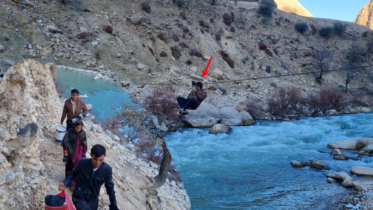 Muhammad Crossing The River Helping A Nomadic Family Youtube