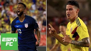 USMNT loses friendly to Colombia as James Rodriguez scores incredible goal | ESPN FC