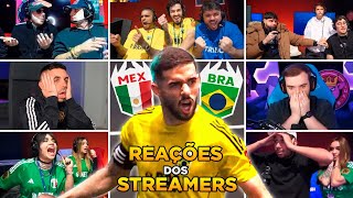 REAÇÃO DOS STREAMERS COM A CLASSIFICAÇÃO DO BRASIL NA KINGS LEAGUE! (LEGENDADO)