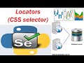 8 Selenium with Python --- Locators (CSS Selector)