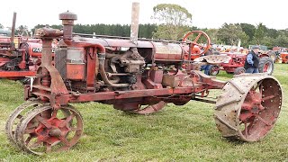 Antique 1938 McCormick Deering Farmall F-20 Tractor at the 2024 Wheat and Wheels Rally