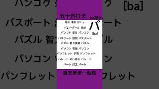 日語五十音 | N4單字