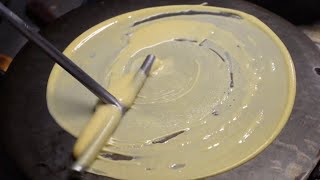 French Crepe Making In Taiwan-Taiwanese Night Market Food/可麗餅製作-台灣夜市美食