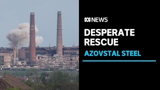 Desperate rescue mission to evacuate hundreds of civilians from Ukraine steelworks | ABC News