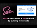 Sass Crash Course | Build Website with Sass Step-by-Step