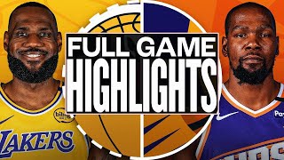 Los Angeles Lakers VS Phoenix Suns Full Game Highlights Jan 26,2025 NBA Season 2024-25