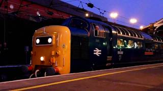 55022 Royal Scots Grey departing Preston 06/03/11