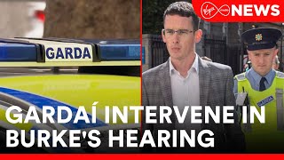 Gardaí were called to Enoch Burke's disciplinary hearing following Burke family disruption