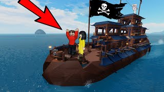 Yuta, Mio Dan Baby Celine Kabur Dari Kapal Bajak Laut || ROBLOX