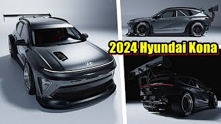 2024 Hyundai Kona Goes Mad In Wild Track-Ready Render