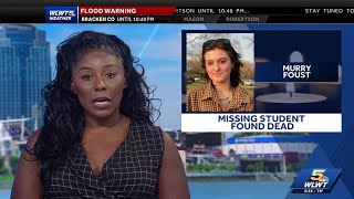 Missing NKU student found dead