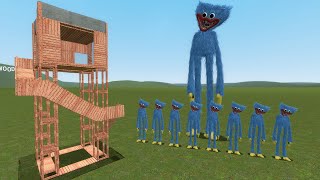 HUGGY WUGGY VS TOWERS in Garry's Mod!