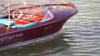 RC Riva Ariston boat launch