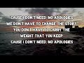 no apologies lyrics by papa roach