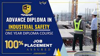 JOB ORIENTED COURSES | ADVANCE DIPLOMA IN INDUSTRIAL SAFETY | DIPLOMA IN FIRE AND SAFETY MANAGEMENT
