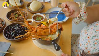 Lobster Baked Rice From Mr.Cow - ချိစ်ကျောက်ပုဇွန်ထမင်း 🦞