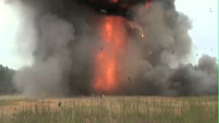 IED Explosion Destroys Humvee