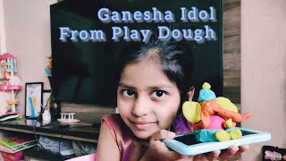 Ganesha from play dough|by Little Girl| DIY Idol| Rocking Raai