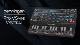 Behringer Pro VS mini Presets: Sound Demo (no talking) \