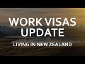 Work visa in New Zealand - Update 2021