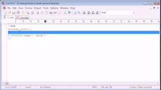 Beginner PHP Tutorial 73 Setting PHP Sessions